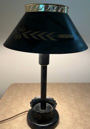 Black And Gold-toned Metal Lamp