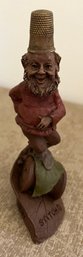 'Stitch' Figurine W Thimble Hat