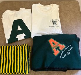 Aggie Set Including Wool Blanket, Scarf & 2 Tee Shirts