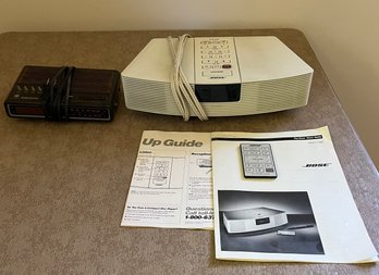 Bose Wave Radio W Instructions & Remote W GE Clock Radio