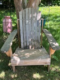 Light Weight (probably Pine) Adirondak Chair