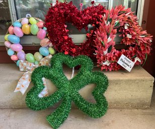 Very Nice Easter, Valentine's, & Saint Patrick's Day Wreaths