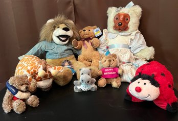 Lot Of Very Nice Stuffed Animals Including Ty & Raikes Bears