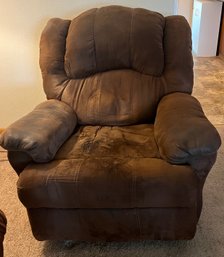 Brown Microfiber Reclining Chair