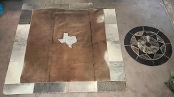 Get Along Li'l Doggies 2 Wonderful Cowhide Rugs / Wall Hangings