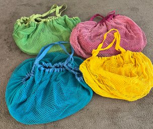 4 Colorful Market Bags