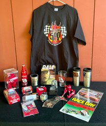 Collector's Dream Dale Earnhardt Memorabilia Incl.  T-shirt, Cups, DVD Movie Series & More