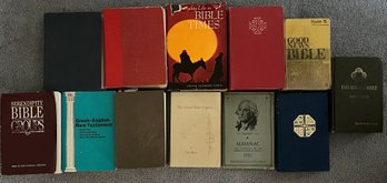 A Collection Of Vintage Bibles And Other Books Incl. The Readers Edition Jerusalem Bible