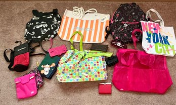 Beach Bags, Back Pack, Coin Purses & More