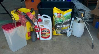 Bug Stop, Turf Builder, Yard Spayer, Yard Tools & More