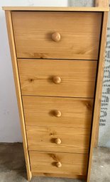 Particle Board Drawer Unit W/ 5 Drawers Incl. Contents