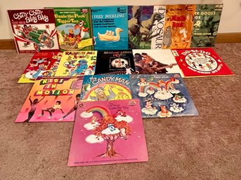 Children's Vinyl Albums Incl. Disney & Sesame Street