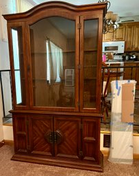 Wood & Particle Board Lighted China Hutch