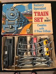 Battery Operated Train Set By Marx Toys