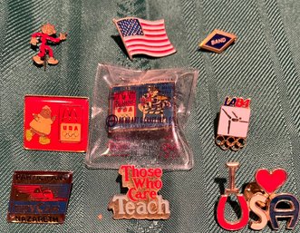 Pins Incl. Olympic, Mr. Electric & More