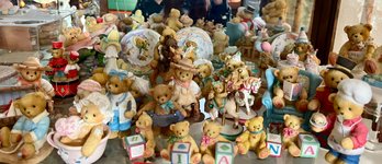 A Large Assortment Of Cherished Teddies Incl Sierra, Friends Together Flock Together And More