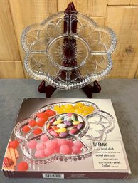 Tiffani Oval Insized Glass Candy Tray
