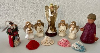 Resin Christmas Mantel Decor Incl Jim Shore & More