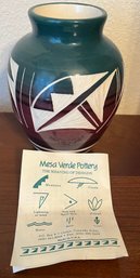 Signed Mesa Verde Pottery Art With Paperwork