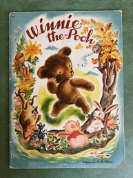 Vintage Winnie-the-pooh Soft Cover Book