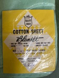 New Cotton Blanket By Grant Crest