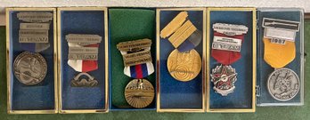 6 Medals Incl 1987 Virginia Calvary & Northwest Territory