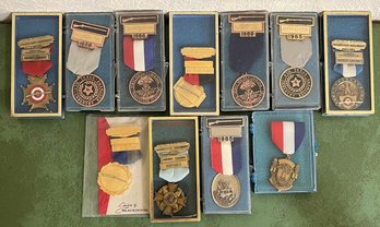 11 Medals Incl Northwest Territory Musket Team