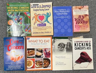 Lot Of Cancer Books Incl Love Is A Journey, A Guide To Kicking Cancer's Ass & More