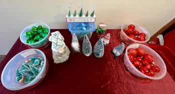 Misc Christmas Ornaments And Gnomes