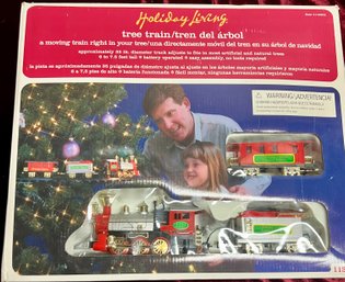 Holiday Living Tree Train 35 Track Battery Operated