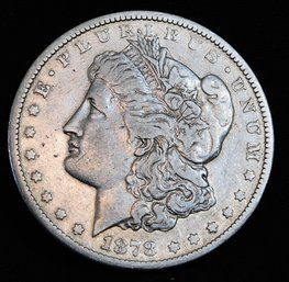 1878-CC   CARSON CITY  Morgan Silver Dollar  Key Date!  VF PLUS SUPER NICE (bmd4)