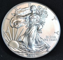 2013 American Silver Eagle Dollar BU SUPER Nice!  1 Oz .999  (2jpz8)