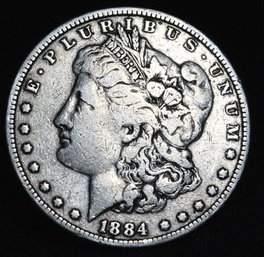 1884 Morgan Silver Dollar  (gbz67)