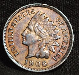 1906 Indian Head Cent  XF Full Liberty & 3 Diamonds   (hvc61)