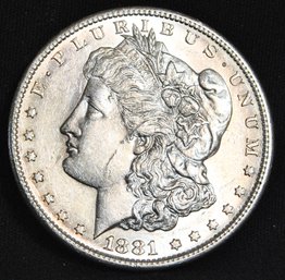 1881-S   Morgan Silver Dollar XF  (csm47)