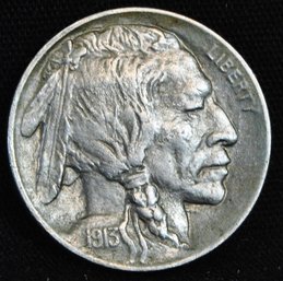 1913  Buffalo Nickel EARLY DATE XF SHARP FULL HORN Nice  (dd65)