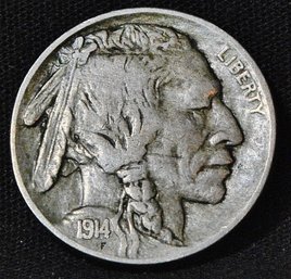 1914 Buffalo Nickel  EARLY DATE!   XF PLUS  Full Bold Horn   SUPER Nice!!   (tcr25)