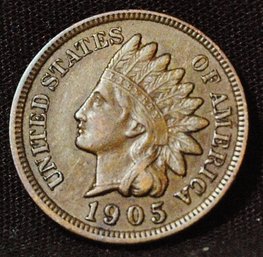 1905 Indian Head Cent  XF Plus Full Liberty & 4 Diamonds! SUPER Nice!!   (frp56)