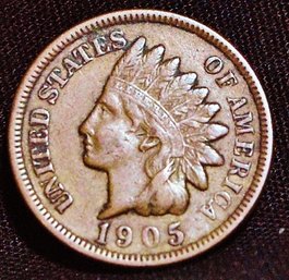 1905 Indian Head Cent  XF FULL LIBERTY & Some Diamonds  (avc41)