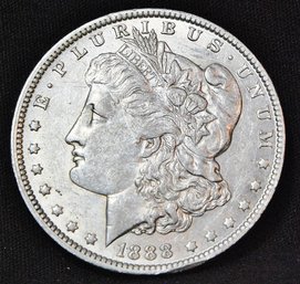 1888-O  Morgan Silver Dollar NICE! (5cdb9)