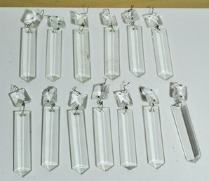 13  Antique Crystal Prisms