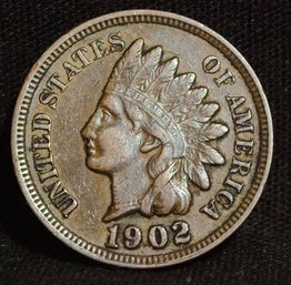 1902 Indian Head Cent  XF  Full Liberty & Diamonds! NICE!  (dag75)