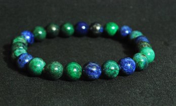Natural Blue-Green Chrysocolla Bracelet STONE OF Spiritual HEALING STONE Chakra Cleansing NEW