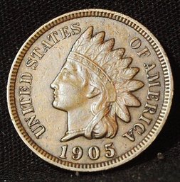 1905 Indian Head Cent  XF FULL LIBERTY / 4 DIAMONDS! Nice Coin!  (3cqu9)