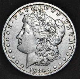 1886-O  Morgan Silver Dollar NICE! KEY DATE (cvn42)