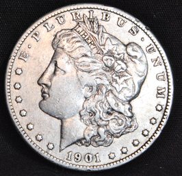 1901-O  Morgan Silver Dollar VF PLUS  NICE (7yar5)