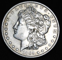 1885  Morgan Silver Dollar XF Plus  (1bc3)