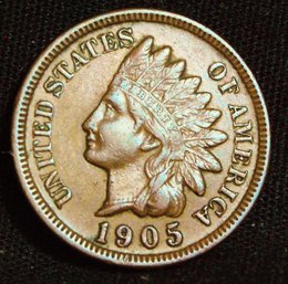 1905 Indian Head Cent XF PLUS  FULL LIBERTY / Diamonds NICE!  (etp24)