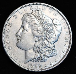 1889 Morgan Silver Dollar XF PLUS  NICE! (mci21)