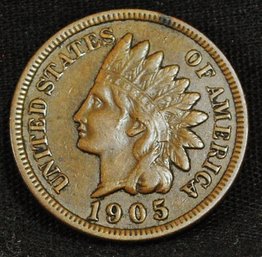 1905 Indian Head Cent  XF Plus! Full Liberty & Diamonds! NICE COIN!  (pcc42)